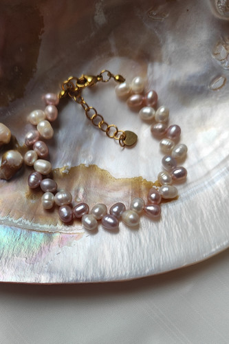 دستبند مروارید پرورشی مولتی کالر